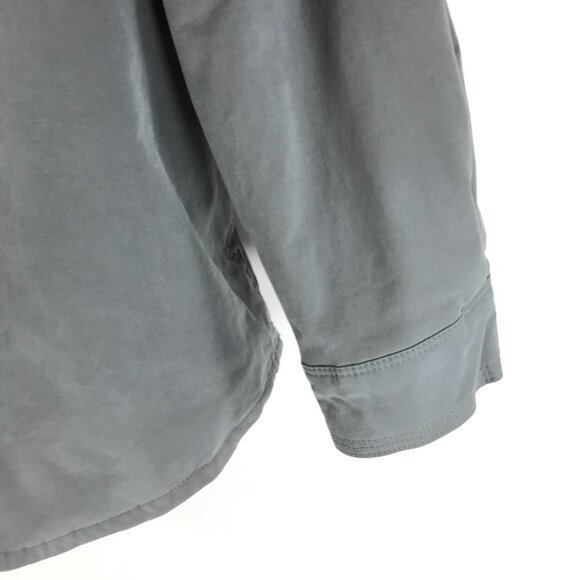 Eddie Bauer Voyager Fleece Lined Shirt Jacket Men's XXL Gray Shacket Outdoor - Picture 3 of 14